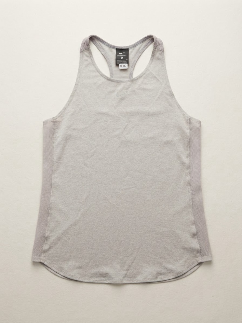 Nike Women's Light Gray Athletic Racerback Tank